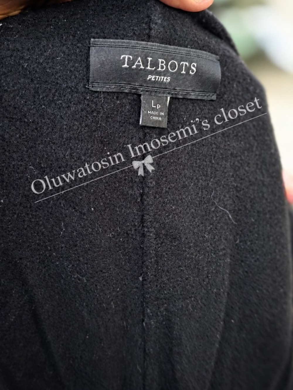 Classic Black Open-Front Jacket - Picture 5 of 5